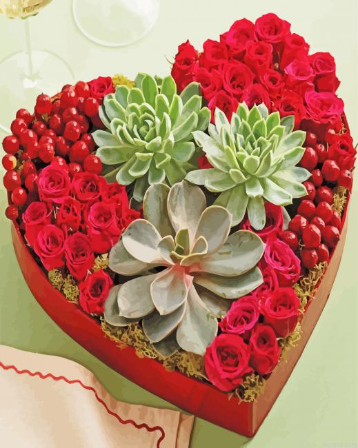 Valentine Floral Heart Painting By Numberss.png