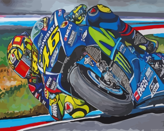 Valentino Rossi Driver Painting By Numberss.png