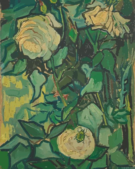 Van Gogh Roses Art Painting By Numberss.png