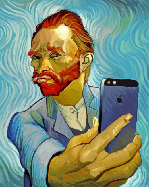 Van Gogh Selfie Painting By Numberss.png