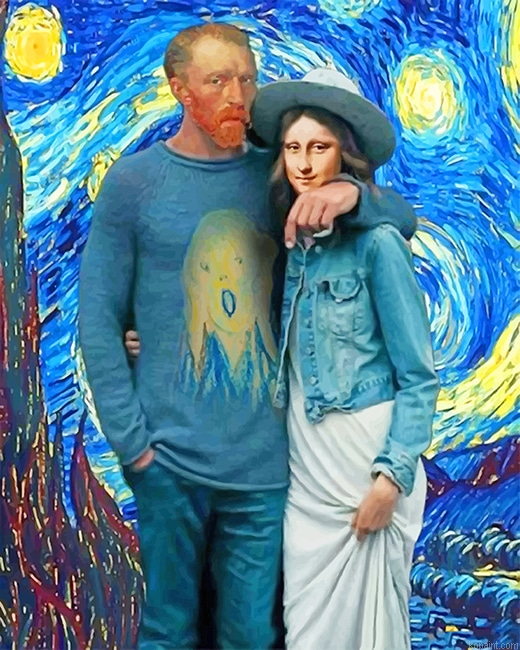 Van Gogh And Mona Lisa New Painting By Numberss.png