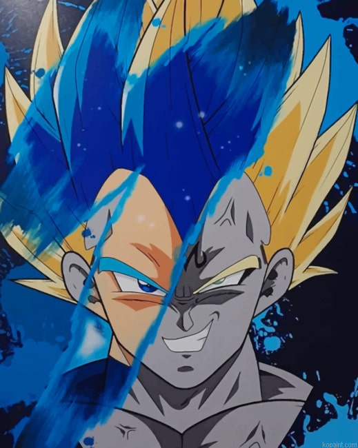 Vegeta Prince Of All Saiyans New Painting By Numberss.png