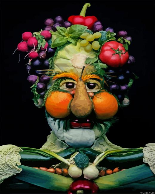 Vegetable Man Painting By Numberss.png