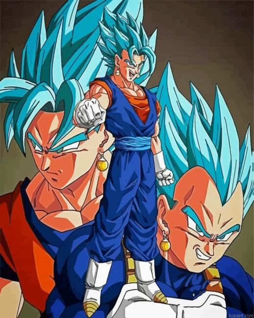 Vegito Anime Dragon Ball Paint By Numbers.png