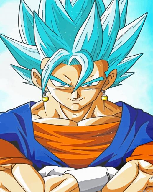 Vegito Illustration Paint By Numbers.png