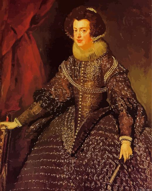 Velazquez Queen Isabella Painting By Numberss.png