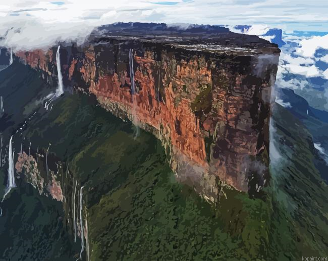 Venezuela Landscape Painting By Numberss.png