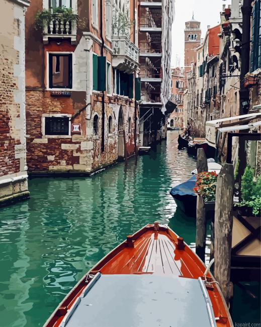 Venice Italy Canal Paint by Numbers