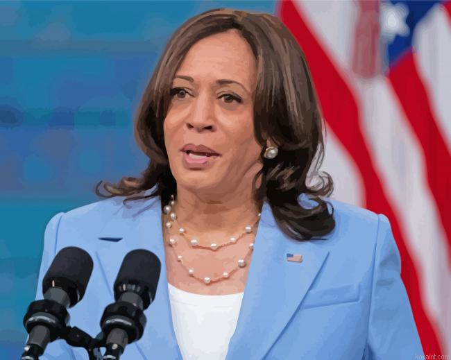 Vice President Of The United States Kamala Harris Painting By Numberss.png