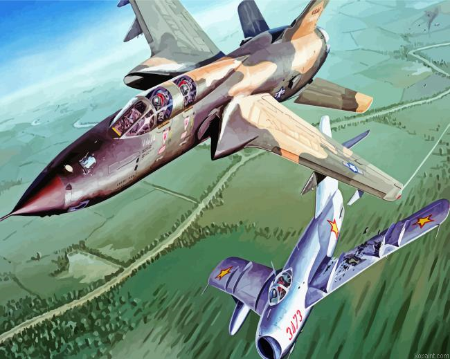 Vietnam Air Force Fighter Bomber Painting By Numberss.png