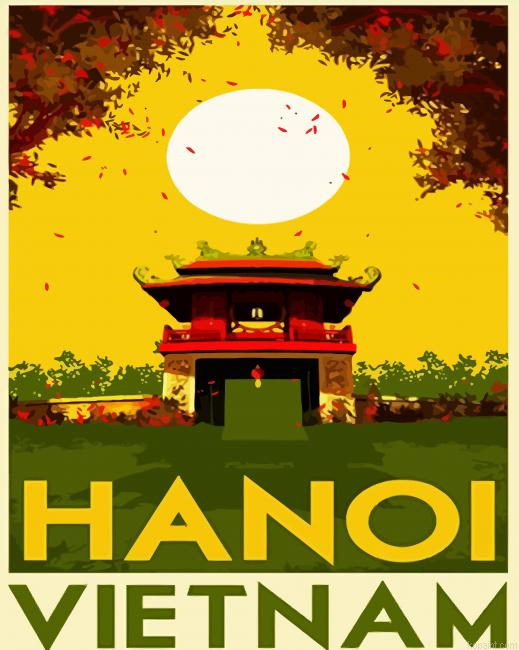 Vietnam Hanoi Poster Painting By Numberss.png