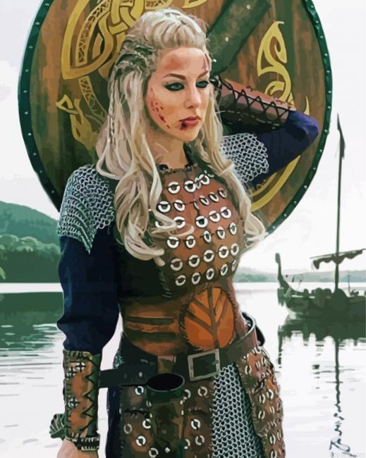 Viking Lady Painting By Numberss.png