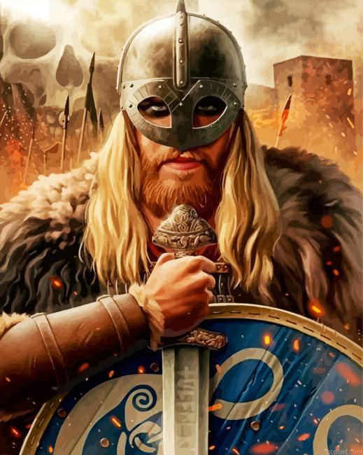Viking Man Painting By Numberss.png