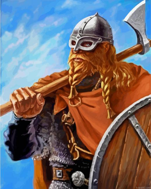Vikings Art Paint By Numbers