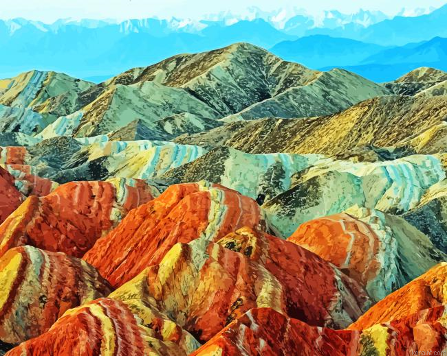 Vinicunca Mountain Peru Painting By Numberss.png
