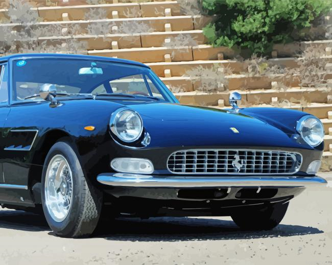 Vintage 66 Ferrari Car Paint By Numbers