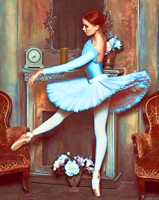 Vintage Ballerina Dancing Women Painting By Numberss.png