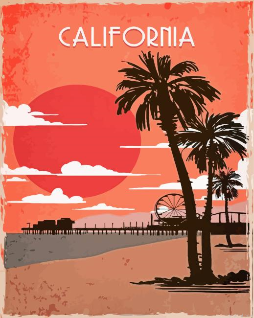 Vintage California Poster Painting By Numberss.png