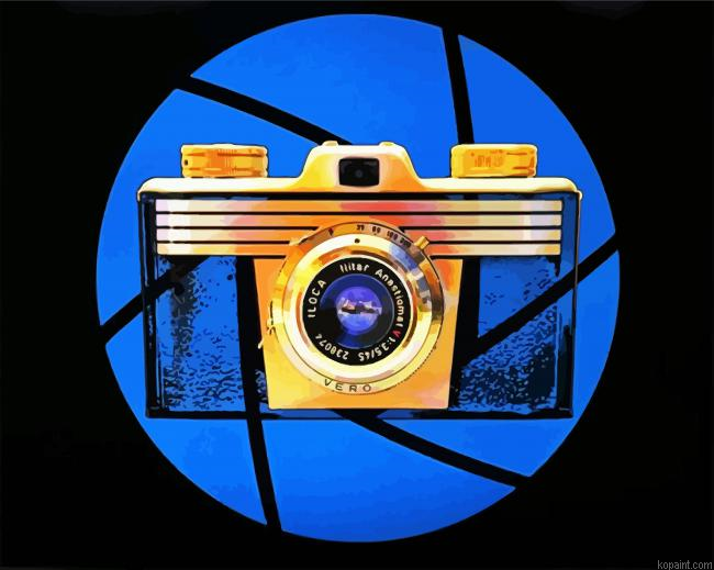 Vintage Camera Art Paint By Numbers.png