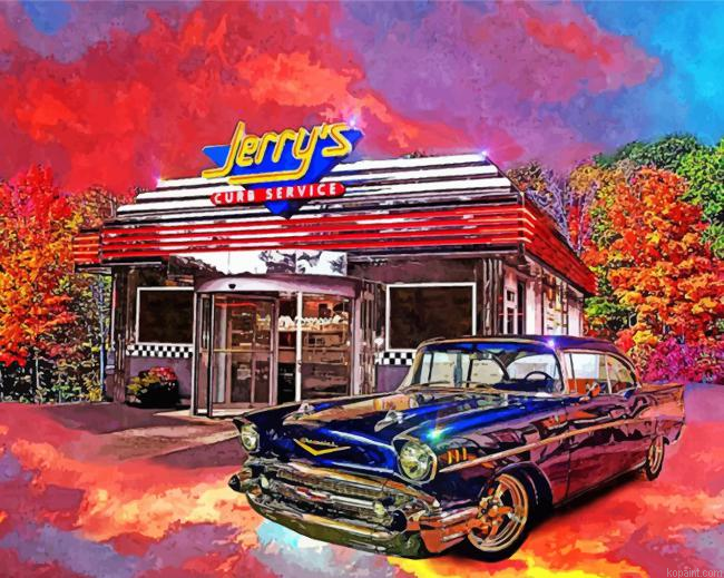 Vintage Car Painting By Numberss.png