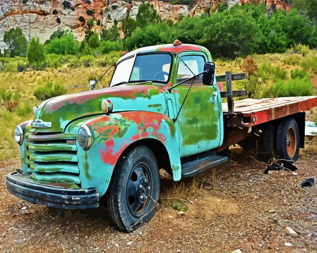 Vintage Chevy Truck Painting By Numberss.png