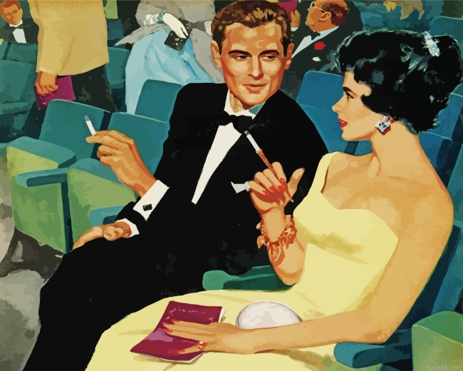 Vintage Couple Painting By Numberss.png