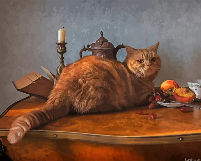 Vintage Fat Cat Painting By Numberss.png