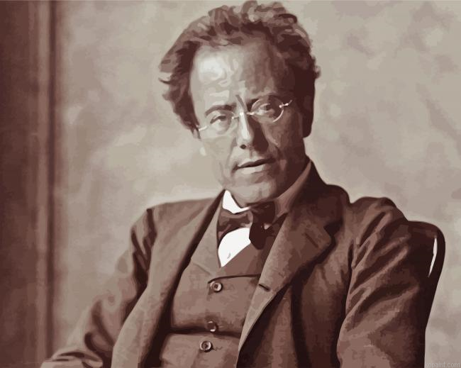 Vintage Gustav Mahler Painting By Numberss.png