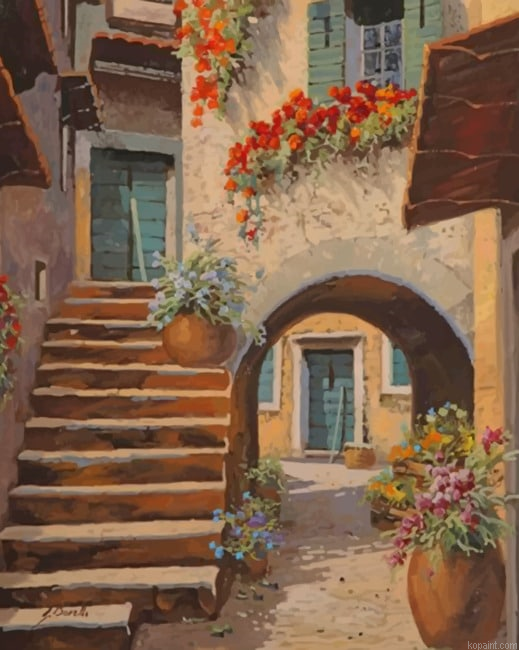Vintage House New Painting By Numberss.png