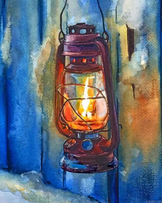 Vintage Lantern Painting By Numberss.png