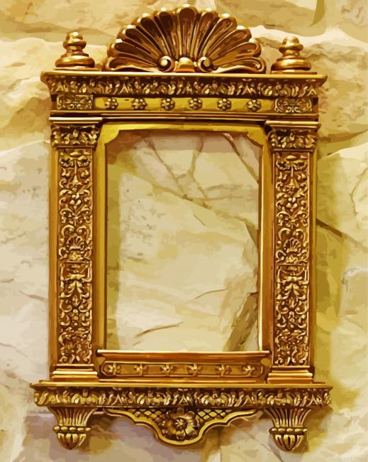 Vintage Picture Frame Painting By Numberss.png