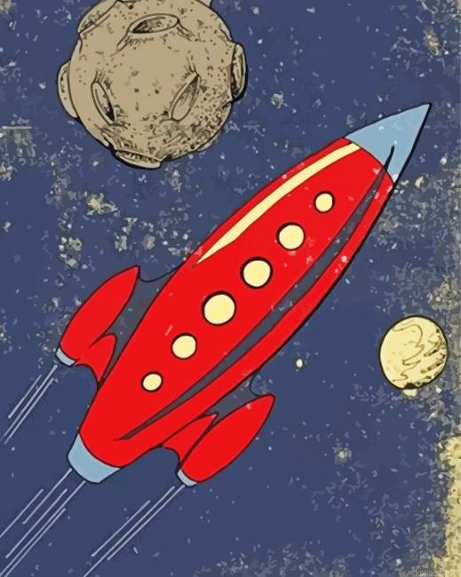 Vintage Spacecraft Painting By Numberss.png