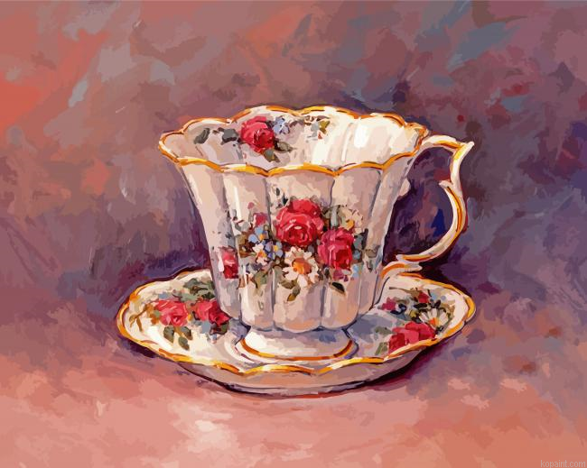 Vintage Teacup Painting By Numberss.png