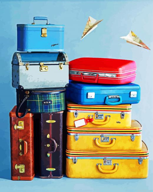 Vintage Travel Bags Arts Painting By Numberss.png