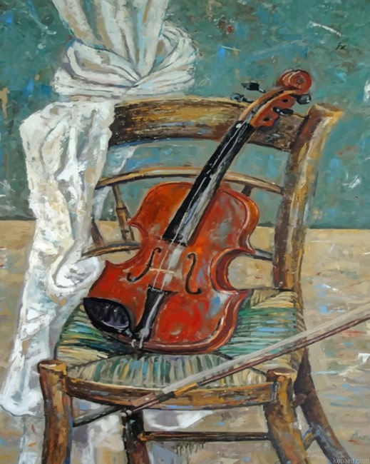Vintage Violin New Painting By Numberss.png