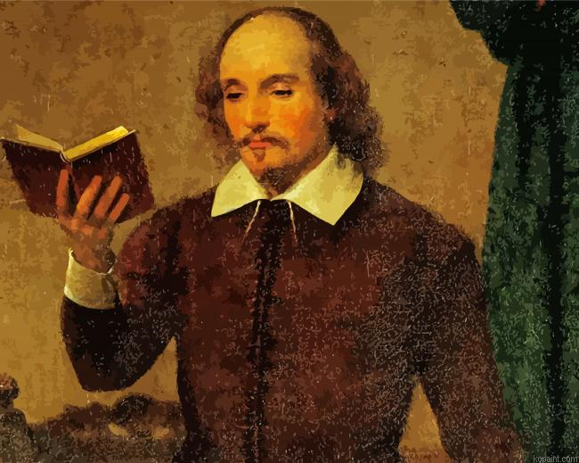 Vintage William Shakespeare Painting By Numberss.png