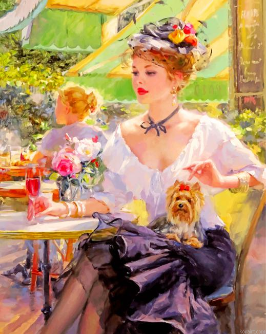 Vintage Woman Painting By Numberss.png