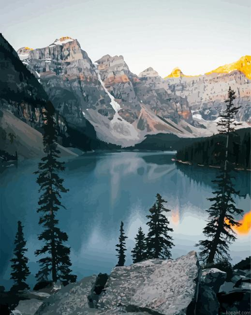 Virginia Mountains Lake Painting By Numberss.png