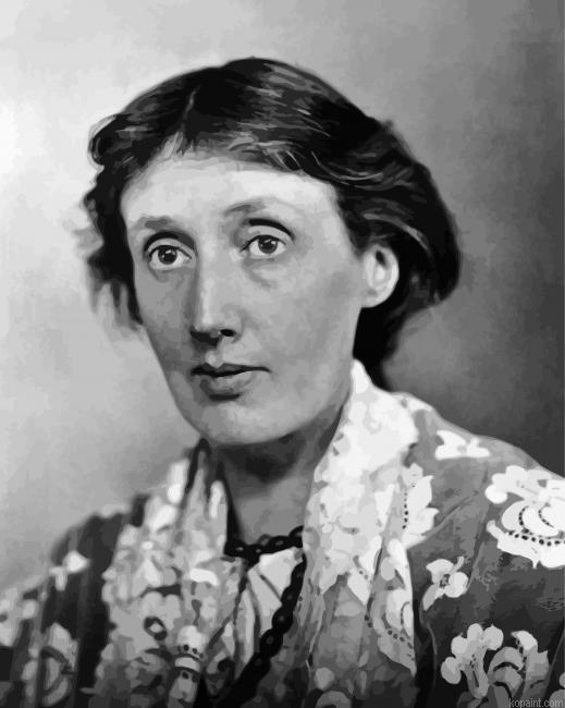 Virginia Woolf Writer Paint By Numbers