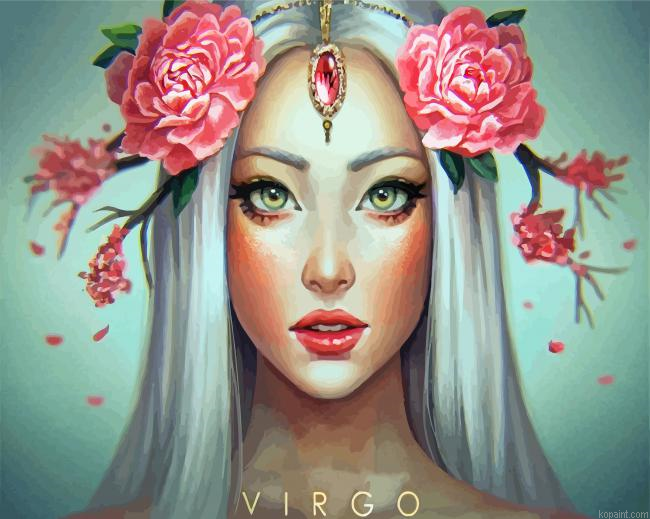 Virgo Lady Art Painting By Numberss.png