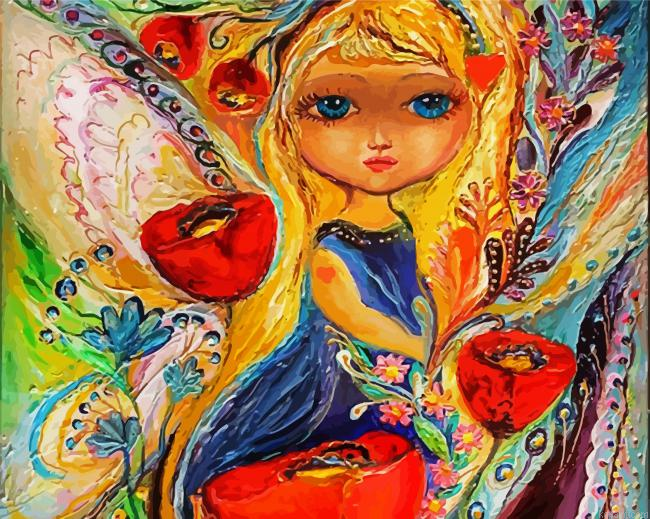 Virgo Lady Paint By Numbers.png
