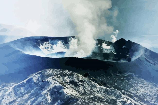Volcano Natural Disaster Painting By Numberss.png