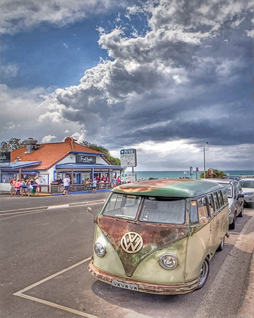 Volkswagen Old Bus Micro Bus Painting By Numberss.png