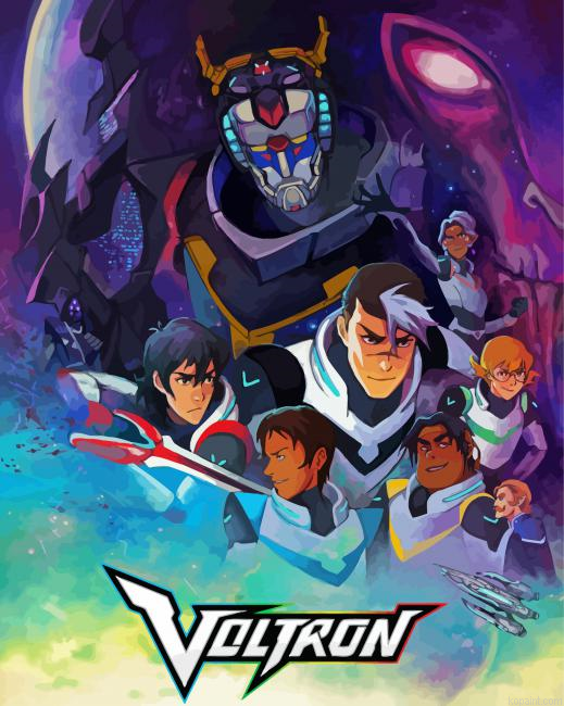 Voltron Legendary Defender Anime Painting By Numberss.png