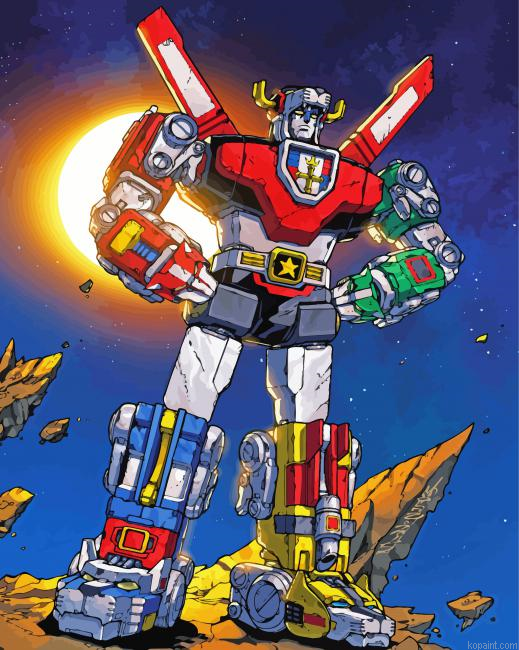 Voltron Robot Painting By Numberss.png