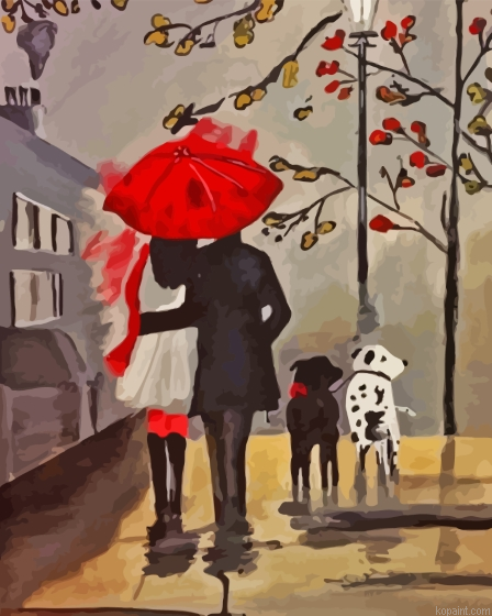 Walk In The Rain Painting By Numberss.png