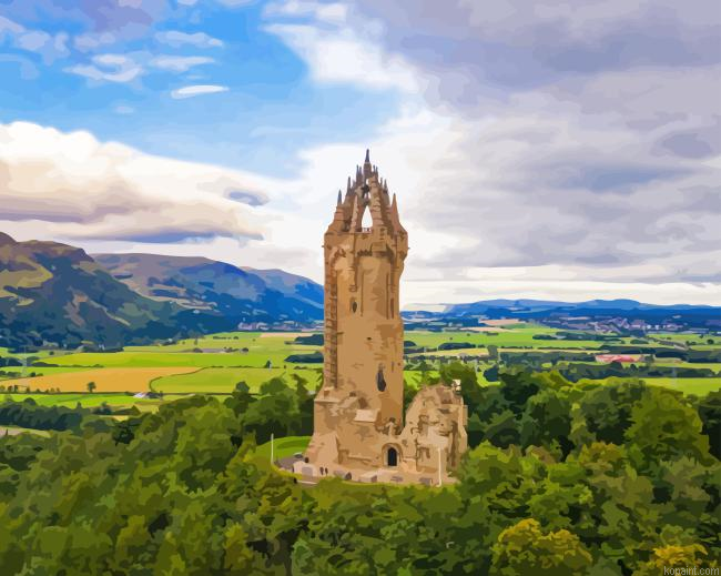 Wallace Monument Stirling Painting By Numberss.png