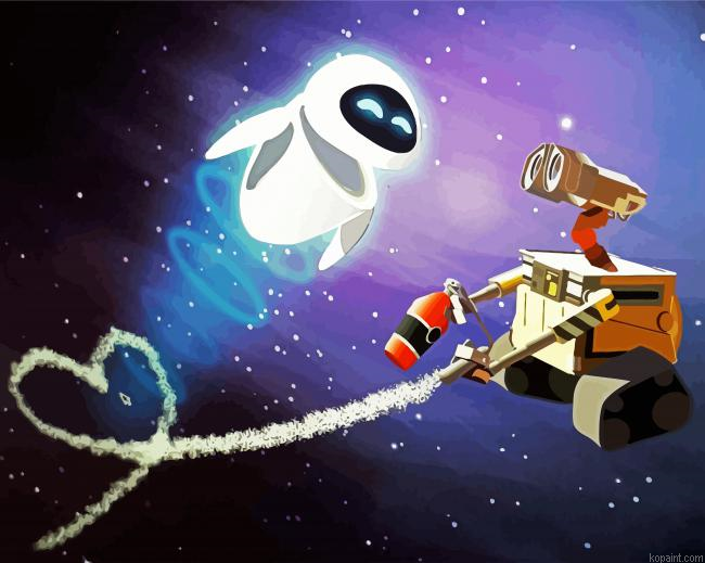 Walle E And Eve Painting By Numberss.png