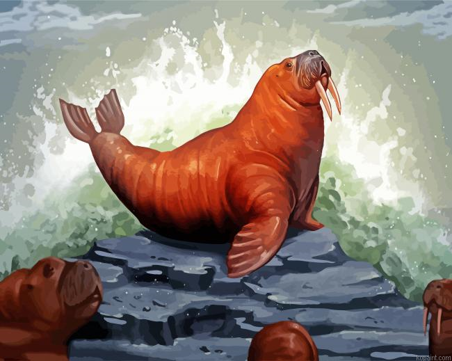 Walrus Art Paint By Numbers.png