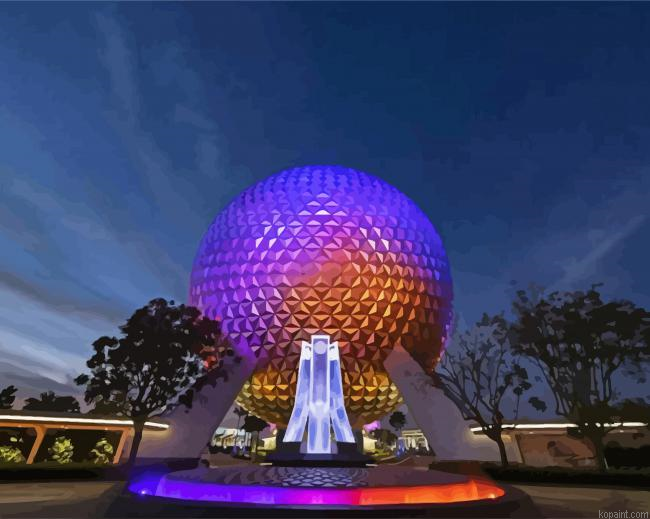 Walt Disney Epcot Paint By Numbers.png